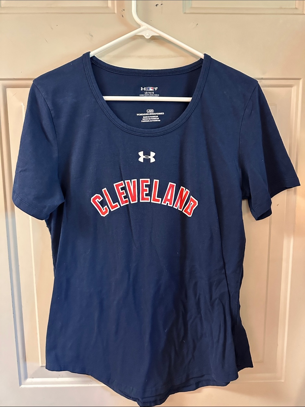 Under Armour Navy Cleveland Indians/Guardians Tee